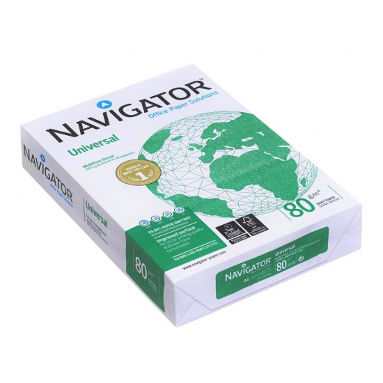 Navigator A4 Fotokopi Kağıdı 80 gr/m2 500' Lü 5 Paket