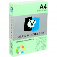 Alex Schoeller A4 Renklli Fotokopi Kağıdı 80g/m2 Koyu Yeşil 500' Lü 