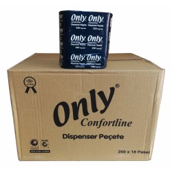 Only Confortline Dispenser Peçete 25 cm x 24 cm 250 Yaprak 18' Li