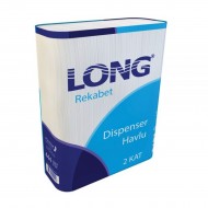 Long Rekabet Dispenser Havlu 20 Cm x 21 Cm 110 Yaprak 12’ Li