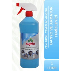 Supta Banyo ve Armatür Temizleyici Mavi Su 1 Lt (Profesyonel)