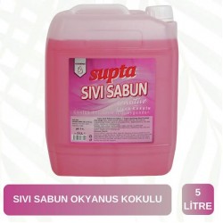 Supta Sıvı El Sabun Çiçek 5 Kg (Pembe)