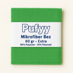 Pufyy Extra 60 Gr Mikrofiber Temizlik Bezi 40 cm x 40 cm Yeşil