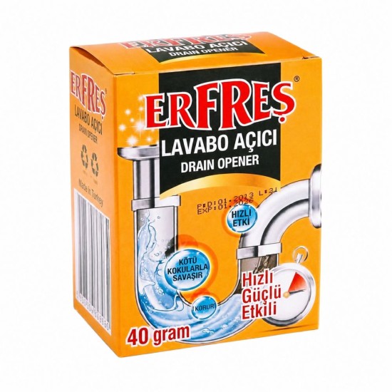 Erfresh Lavabo Açıcı 40 Gr