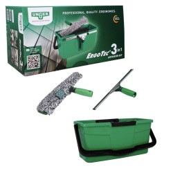 UNGER ErgoTech 3 in 1 Cam Temizlik Seti