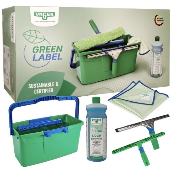 UNGER Green Label GRK35 Profesyonel Cam Temizlik Seti